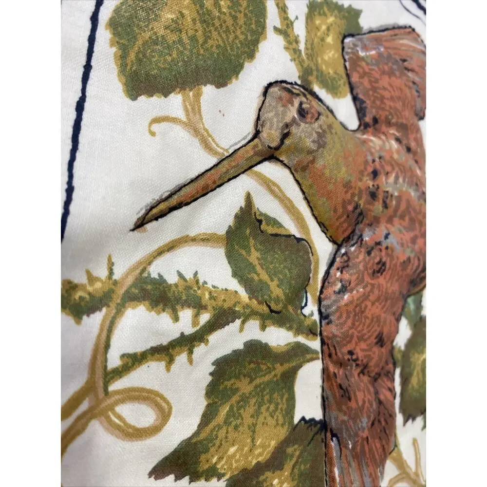 Vintage Handmade Birds Decorative Decor 3D Statement Pillowcase Layered